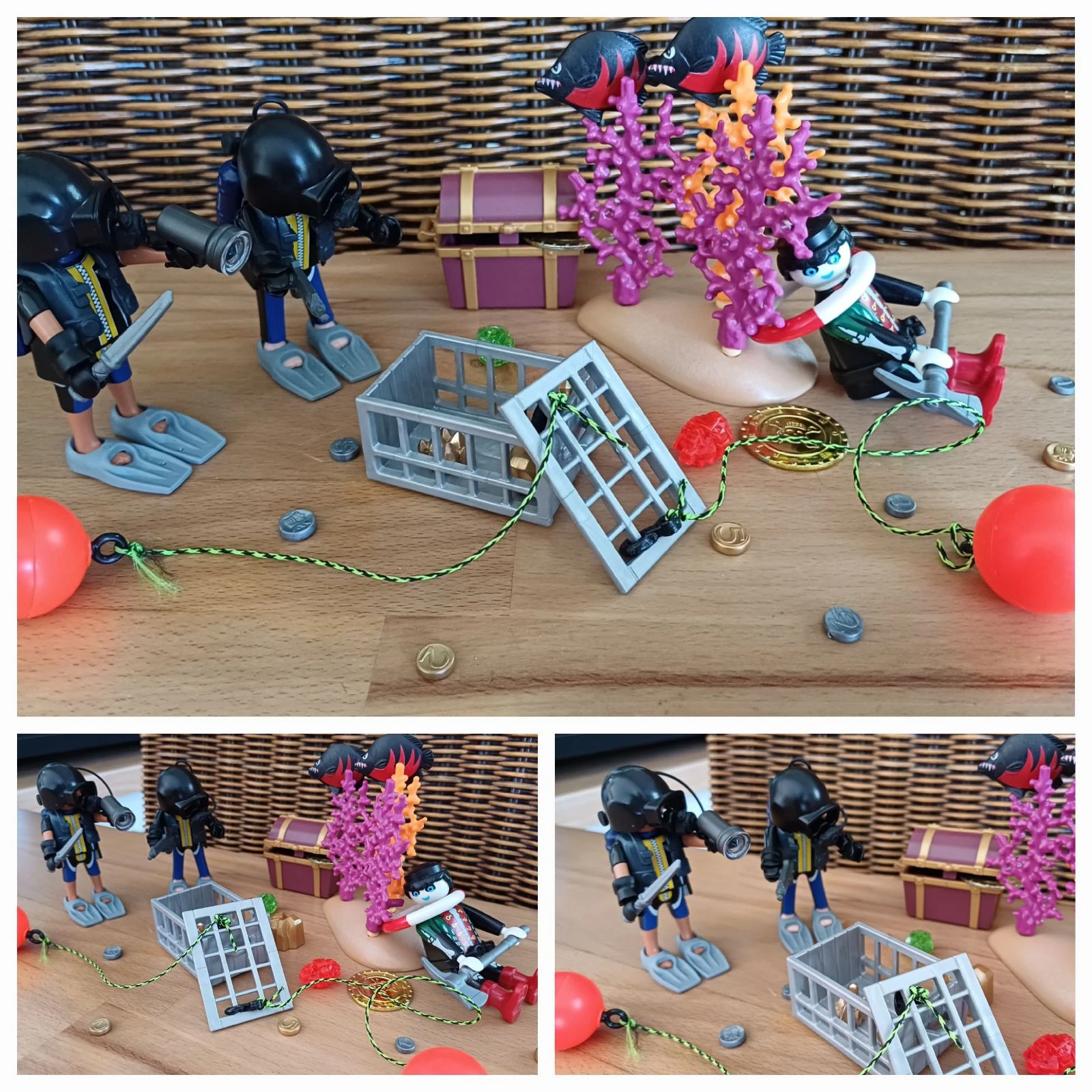 Chercheurs de trésor du fond des mers playmobil